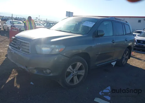 2008 Toyota Highlander Sport z USA, uszkodzony, nr VIN JTEES43A382040645